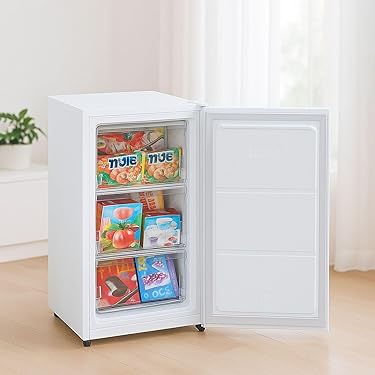 ブラック冷凍庫三段 三菱 前開き冷凍庫 144L ブラック MF-U14H-B | キッチン家電